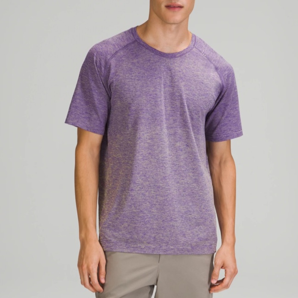 Lululemon Metal Vent Tech SS *Petrol Purple Dew Green